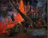 Поль Гоген Огненная пляска-1891